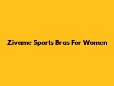 Zivame Sports Bras For Women